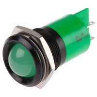 アールエスコンポーネンツ RS PRO 表示灯， 緑， 実装ホールサイズ:22mm 211-134 1個（直送品）