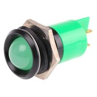 アールエスコンポーネンツ RS PRO 表示灯， 緑， 実装ホールサイズ:22mm 212-345 1個（直送品）