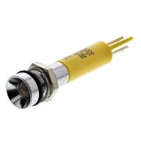アールエスコンポーネンツ RS PRO 表示灯， 黄， 実装ホールサイズ:8mm 212-389 1個（直送品）