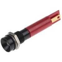 アールエスコンポーネンツ RS PRO 表示灯， 赤， 実装ホールサイズ:8mm 212-402 1個（直送品）
