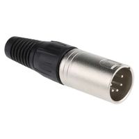 アールエスコンポーネンツ RS PRO XLRコネクタ オス 5極 ストレート ケーブルマウント 銀めっき 457-897 1個（直送品）