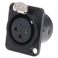 アールエスコンポーネンツ RS PRO XLRコネクタ メス 3極 ストレート パネルマウント 457-942 1個（直送品）