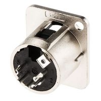 アールエスコンポーネンツ RS PRO XLRコネクタ オス 5極 ストレート パネルマウント 458-030 1個（直送品）