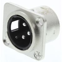 アールエスコンポーネンツ RS PRO XLRコネクタ オス 3極 ストレート パネルマウント 458-036 1個（直送品）