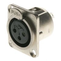 アールエスコンポーネンツ RS PRO XLRコネクタ メス 3極 ストレート パネルマウント 458-042 1個（直送品）