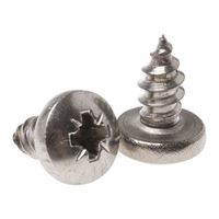 タッピング ネジ RS PRO 3/8インチ なべ形 ステンレス鋼 プレーン長さ(インチねじ)3/8インチ 521-642 1袋(100個)（直送品）