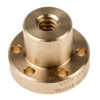 アールエスコンポーネンツ RS PRO フランジ丸型ナット 3mm x 12mm 862-5329 1個（直送品）