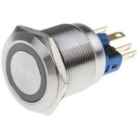 アールエスコンポーネンツ RS PRO 押しボタンスイッチ， ラッチ， パネルマウント， 単極双投(SPDT) 811-8525 1個（直送品）