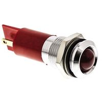 アールエスコンポーネンツ RS PRO 表示灯， 110V ac， 赤， 実装ホールサイズ:14mm 204-495 1個（直送品）