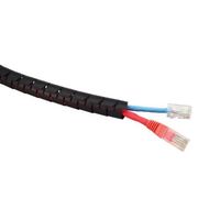 アールエスコンポーネンツ スパイラルチューブ RS PRO Polypropylene 黒 204-4431 1リール(2m)（直送品）