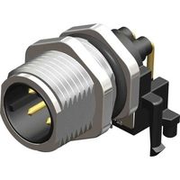 アールエスコンポーネンツ RS PRO 丸型コネクタ， 4極， M12 201-7208 1個（直送品）