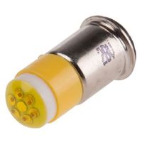 アールエスコンポーネンツ RS PRO LED電球 黄 定格電圧:28V dc 206-586 1個（直送品）