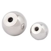 アールエスコンポーネンツ つまみノブ RS PRO ボール， M5 直径:20mm シルバー 144-3655 1袋(5個)（直送品）