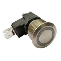アールエスコンポーネンツ RS PRO 押しボタンスイッチ 保持， パネルマウント， 単極双投(SPDT) 175-8791 1個（直送品）