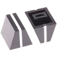 アールエスコンポーネンツ RS PRO ノブ 4mm 直径:11mm 467-6077 1ロット(5個)（直送品）