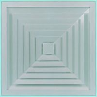 アールエスコンポーネンツ 換気 グリル RS PRO 445 x 445mm アルミ 白 432-845 1個（直送品）