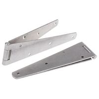 アールエスコンポーネンツ RS PRO 丁番 ストラップ スチール 297-8523 1ロット(2個)（直送品）