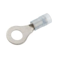 RS PRO リング端子， 内径:6.4mm， スタッド径:M6 (1/4)， 青 267-3739 1ロット(100個)（直送品）