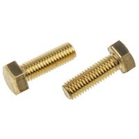 アールエスコンポーネンツ 六角ボルト RS PRO M6 x 16mm 真鍮 483-2362 1袋(100個)（直送品）