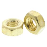 アールエスコンポーネンツ RS PRO 六角ナット M4 真鍮 483-2508 1袋(250個)（直送品）