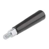 アールエスコンポーネンツ RS PRO ねじ付テーパーハンドル， M10 フェノール 702-7566 1個（直送品）