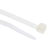 RS PRO 結束バンド， 160mm x 4.8 mm， ナチュラル， ナイロン 66 811-1634 1袋(100個)（直送品）