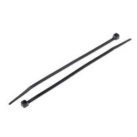 RS PRO 結束バンド， 150mm x 3.6 mm， 黒， ナイロン 66 811-1776 1袋(100個)（直送品）