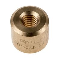 アールエスコンポーネンツ RS PRO 丸型ナット 2mm x 10mm 862-5345 1個（直送品）