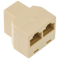 アールエスコンポーネンツ RS PRO 2ポート RJアダプタ 186-3098 1個（直送品）