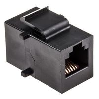 アールエスコンポーネンツ RS PRO 2ポート RJアダプタ シールドなし 186-3133 1個（直送品）