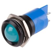 アールエスコンポーネンツ RS PRO 表示灯， 24V dc， 青， 実装ホールサイズ:22mm 206-671 1個（直送品）