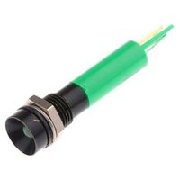 アールエスコンポーネンツ RS PRO 表示灯， 110V ac， 緑， 実装ホールサイズ:8mm 207-107 1個（直送品）