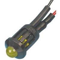 アールエスコンポーネンツ RS PRO 表示灯， 6V dc， 黄， 実装ホールサイズ:8mm 207-270 1個（直送品）
