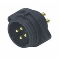 アールエスコンポーネンツ RS PRO 丸型コネクタ， 5極， スタンダード， パネルマウント 124-6682 1個（直送品）