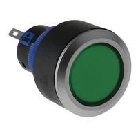 アールエスコンポーネンツ RS PRO 押しボタンスイッチ， モーメンタリ， パネルマウント， 単極双投(SPDT) 175-8992 1個（直送品）