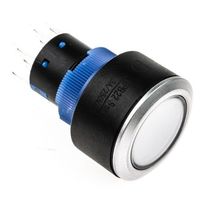 アールエスコンポーネンツ RS PRO 押しボタンスイッチ， モーメンタリ， パネルマウント， 双極双投(DPDT) 175-9029 1個（直送品）