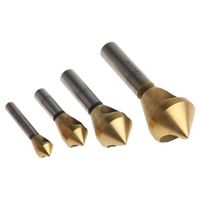 アールエスコンポーネンツ 皿穴用ドリルビットセット RS PRO HSS， 4個 90° 215-467 1個（直送品）