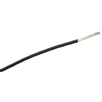 アールエスコンポーネンツ RS PRO 黒 100m 30 AWG 207-7156 1リール(100m)（直送品）