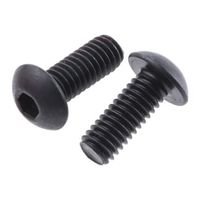 アールエスコンポーネンツ RS PRO 六角穴付ボルト M4 x 10mm六角ソケットボタン 281-221 1箱(100個)（直送品）