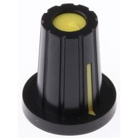 アールエスコンポーネンツ RS PRO ノブ 6.4mm 直径:17mm D字型 467-6746 1ロット(5個)（直送品）