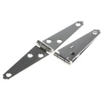 アールエスコンポーネンツ RS PRO 丁番 ストラップ ステンレス 穴サイズ:6mm 434-9618 1袋(2個)（直送品）