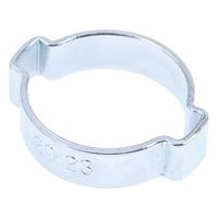 アールエスコンポーネンツ RS PRO ホースクリップ 20 → 23mm 9mm 鉄 436-443 1袋(15個)（直送品）