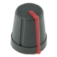 アールエスコンポーネンツ RS PRO ノブ 6.4mm 直径:13mm D字型 467-6689 1ロット(10個)（直送品）