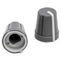 アールエスコンポーネンツ RS PRO ノブ 6.4mm 直径:13mm D字型 467-6718 1ロット(10個)（直送品）