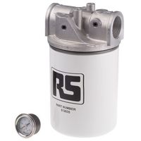 アールエスコンポーネンツ 油圧スピンオンフィルタ缶 RS PRO， 95L/min 1ー1/4インチ 512-578 1個（直送品）