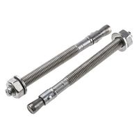 RS PRO アンカーボルト， ステンレス鋼 M10 取付穴径10mm 長さ125mm 622-1972 1ロット(10個)（直送品）