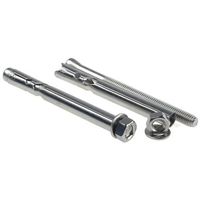 RS PRO アンカーボルト， ステンレス鋼 取付穴径10mm 長さ100mm 622-2060 1ロット(10個)（直送品）