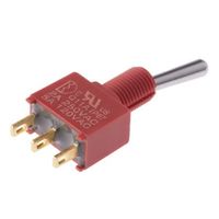 アールエスコンポーネンツ RS PRO トグルスイッチ， SPDT， PCB， ラッチ 734-6968 1個（直送品）