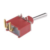 アールエスコンポーネンツ RS PRO トグルスイッチ， SPDT， PCB， ラッチ 734-6990 1個（直送品）