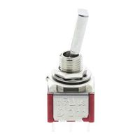 アールエスコンポーネンツ RS PRO トグルスイッチ， DPDT， パネルマウント， ラッチ 734-7022 1個（直送品）